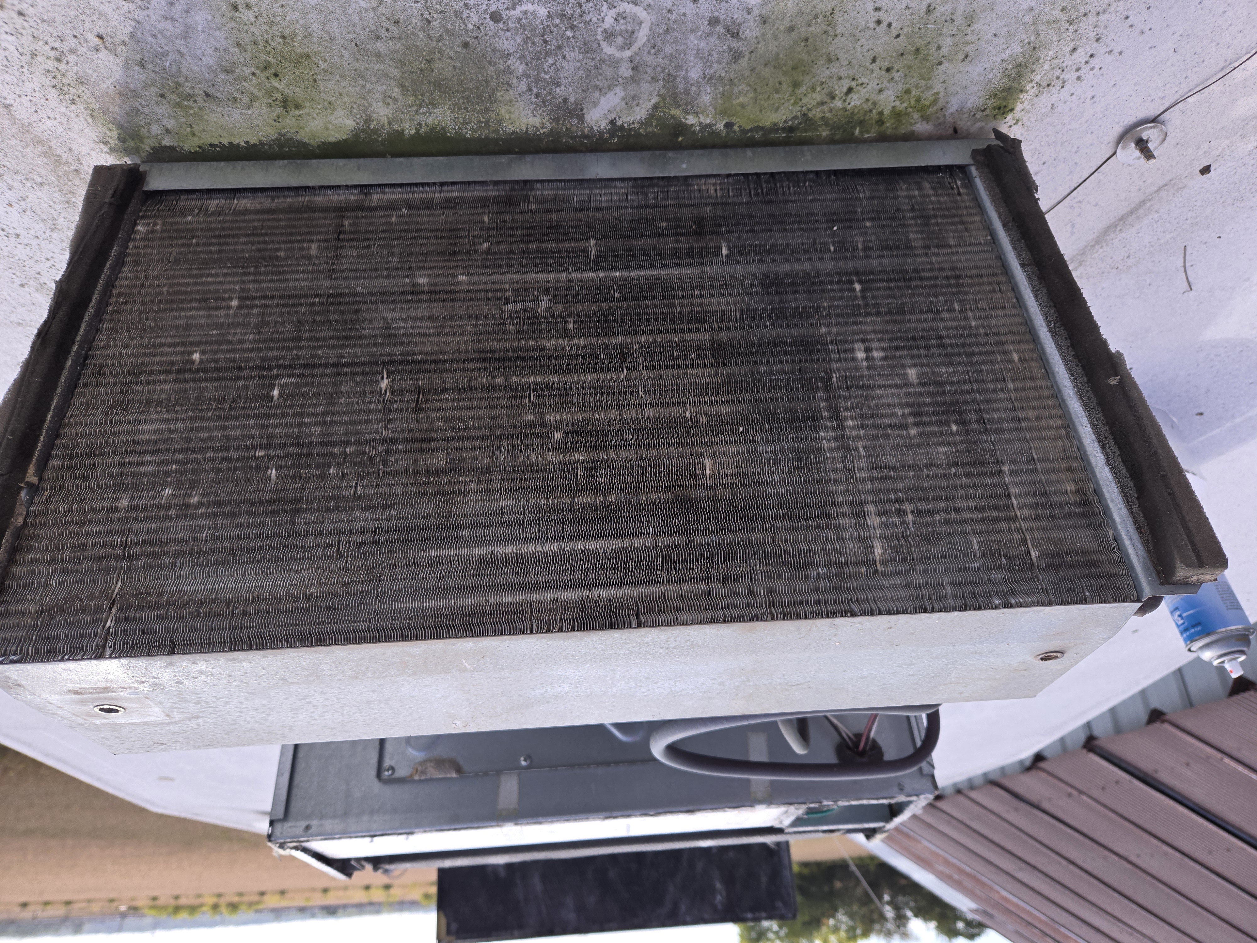 Cleaning an AC